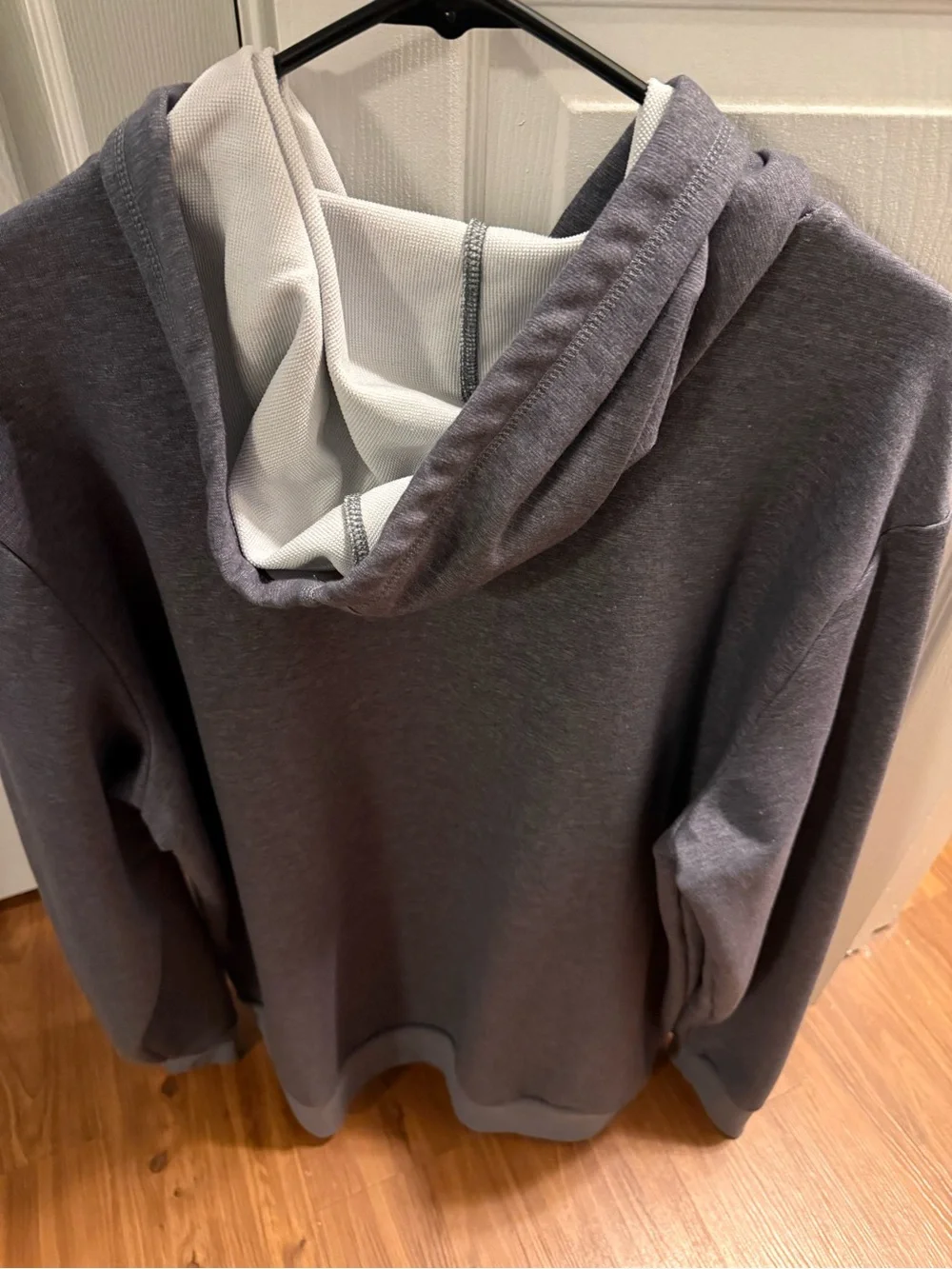 Men's adidas Hooded Pullover Sweatshirt - Charcoal Gray. XL. New